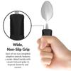 10 Pack Adaptive Utensils Set, Non-Slip Handles for Hand Tremors, Arthritis, Parkinsons or Elderly use - Stainless Steel Knife, Fork view 4