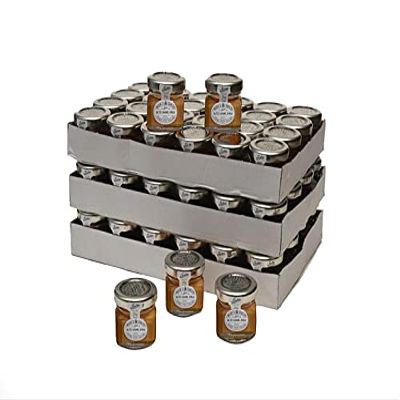 Wilkin & Sons Tiptree Salted Caramel Spread, Large Case / 72 Pack of 28g Mini Glass Jar Portion Pots
