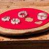 FunCakes Ready Rolled Sugar Paste Disc Fire Red, Delicious Vanilla Flavour, Already Rolled 36 cm Round and 3 mm Thick, 430 g view 2