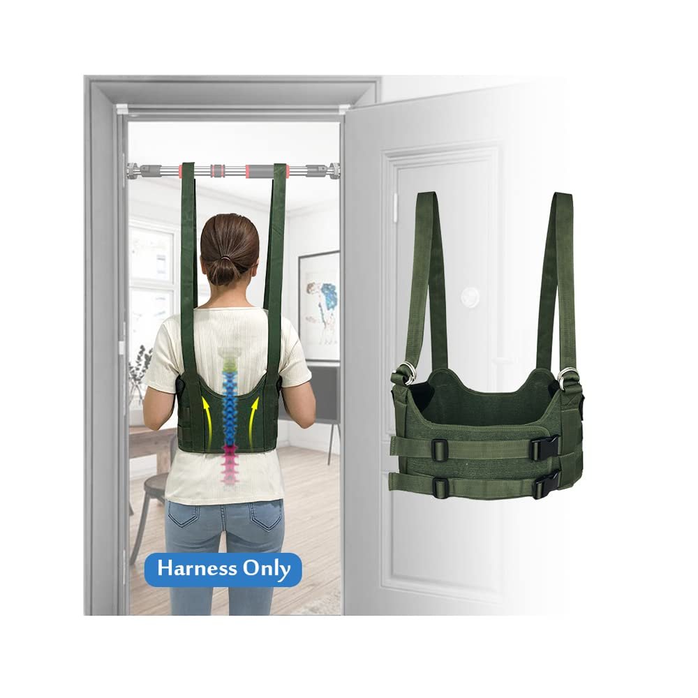 Back Stretcher Decompression Belt Lumbar Traction Spinal Decompression Harness (L)
