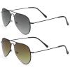 2 Pairs Bifocal Reading Sunglasses UV400 Protection Sport Sun Readers Blue Light Blocking Glasses for Men Women Outdoor Driving Safety Eyeglasses Tinted Lens Shades Lightweight Anti Glare Eyewear view 2