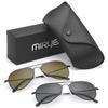 2 Pairs Bifocal Reading Glasses UV400 Protection Sport Sunglasses Blue Light Blocking Lightweight Outdoor Sun Readers for Men and Women Driving Safety Eyeglasses Tinted Lens Shades Metal Frame Eyewear view 1