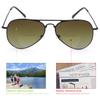 2 Pairs Bifocal Reading Glasses UV400 Protection Sport Sunglasses Blue Light Blocking Lightweight Outdoor Sun Readers for Men and Women Driving Safety Eyeglasses Tinted Lens Shades Metal Frame Eyewear view 3
