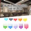 Zwbfu 10PCS Hair Clipper Guide Comb Set for Wahl Hair Clippers Limit Combs Hair Trimmer Guards Attachments Hair Salon Tool Set Limit Combs view 3