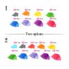 Zwbfu 10PCS Hair Clipper Guide Comb Set for Wahl Hair Clippers Limit Combs Hair Trimmer Guards Attachments Hair Salon Tool Set Limit Combs view 4