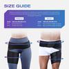 Always Ready Groin Support with Hot & Cold Gel Pack for Thigh, Hip, Hamstring, Strains, Sprains, Pain Relief, Sciatic Nerve Pain, Adjustable Compression Wrap, Men & Women (XS-S) view 2