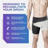 Always Ready Groin Support with Hot & Cold Gel Pack for Thigh, Hip, Hamstring, Strains, Sprains, Pain Relief, Sciatic Nerve Pain, Adjustable Compression Wrap, Men & Women (XS-S) view 3