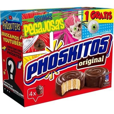 Phoskitos Chocolate cakes 4 Units - 160 gr.
