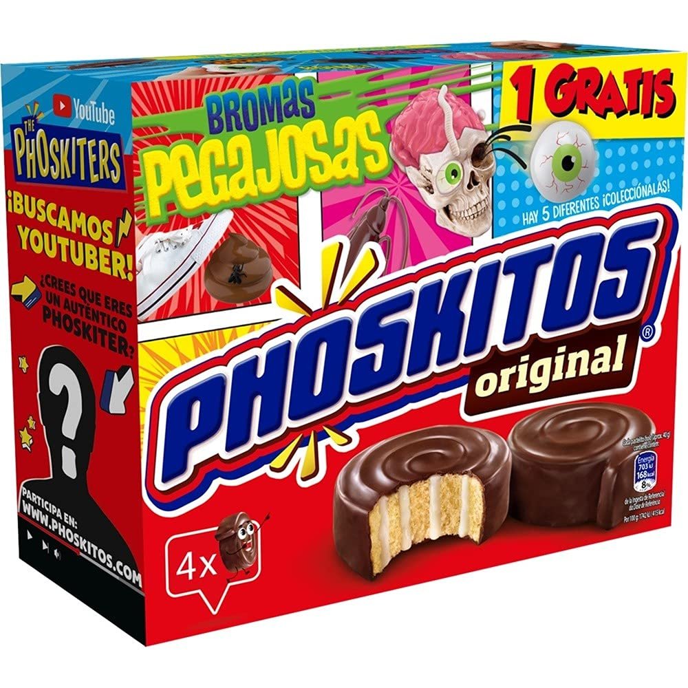 Phoskitos Chocolate cakes 4 Units - 160 gr.