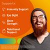 Centrum MultiGummies Immunity Support, Gummy Multivitamins for Adults, Orange Natural Fruit Flavouring, Includes Essential Nutrients Including Vitamins D, A, C & zinc, 60 ct view 3