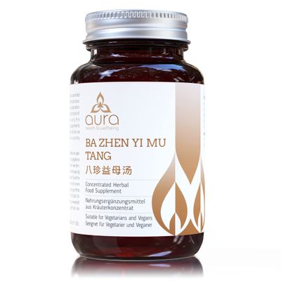 Ba Zhen Yi Mu Tang  (Eight Treasure Motherwort), 5:1 Concentration Ratio, 4-9x More Concentrated Than Other Brands, Vegan Friendly, Gluten-Free, Non-GMO, Authentic Natural Herbs, 60 Tablets