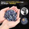 1.1lb Natural Crushed Sodalite Crystal Tumbled Chips-Sodalite Healing Crystals Chips Bulk, Crushed Crystal Gemstones for Crafts, Beautiful Package for Gift (Sodalite) view 3