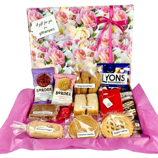 Afternoon Tea Hamper - a luxury selection of foods - Letter Box Friendly - Suitable for Vegetarian Diets