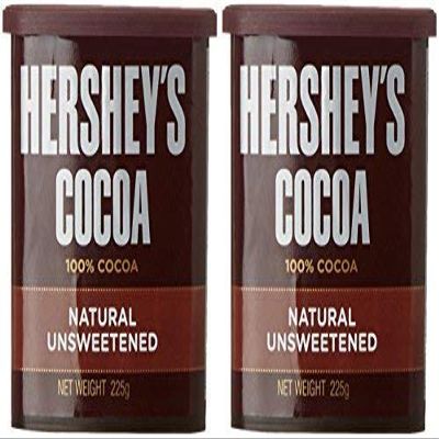 Hershe Cocoa Powder, 225g (Pack of 2)