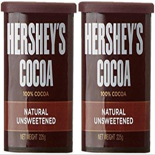 Hershe Cocoa Powder, 225g (Pack of 2)