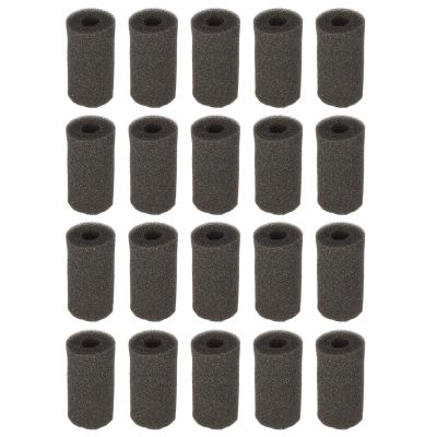 Tissting 20Pcs Filter Sponge Fish Tank Clean Protector Aquarium Soft Accessory Water Intake Motor Shrimp Hight Efficent Aquarium Sponge (Middle(Small Hole))