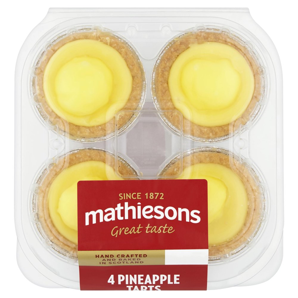 Mathiesons 4 Pineapple Tarts Case of 6