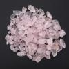 Alvinlite Chips Crystal Stone Crystal Quartz Tumbled Stone Chips Irregular Shaped Stones for Home Decorative(Pink) view 2