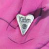 BDSM Kitten Pocket Token, BDSM Token, Sub Aftercare Token, Aftercare Submissive, Handmade, in Fine Pewter, by William Sturt view 2