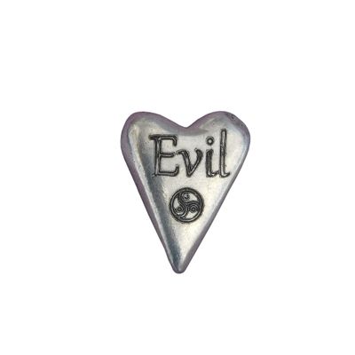 Heart Token, BDSM Sub Aftercare Token, Handmade in Fine Pewter by William Sturt