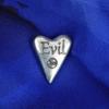 Heart Token, BDSM Sub Aftercare Token, Handmade in Fine Pewter by William Sturt view 3