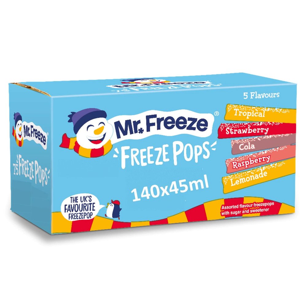 Mr Freeze Super Freeze Pods 140 x 45 ml Ice Pops