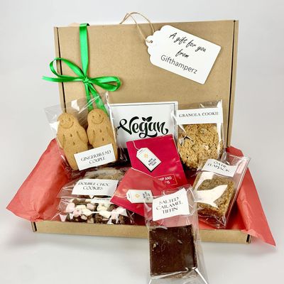 Vegan AFTERNOON TEA Gift Hamper - a Fabulous selection of food Treats