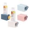 4 PCS Toothpaste Squeezer, Rolling Tube Toothpaste Squeezer with Frosted Handles Toothpaste Holder Stand Bathroom Organizer,Saves Toothpaste and Creams (4 colors) view 1