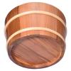 AIZYR Sauna Wooden Bucket and Ladle Kit - Handmade Sauna Spa Accessory with Plastic Liner for Family Sauna Bath view 3