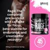 Warrior Rage Pre Workout Powder 392g (45 Servings)  300mg Caffeine High Stim Energy Drink Supplement + Beta-Alanine, Creatine, BCAA, Taurine, Citrulline & Arginine AAKG for Muscle  Brutal Bubblegum view 2