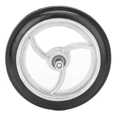 17.8cm/7in Aluminum Alloy Rehabilitation Wheel Polyurethane Non-Slip Tire 8mm / 0.3in Center Hole Diameter