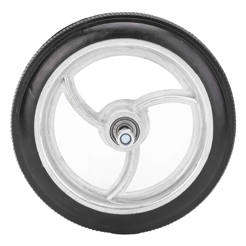 17.8cm/7in Aluminum Alloy Rehabilitation Wheel Polyurethane Non-Slip Tire 8mm / 0.3in Center Hole Diameter