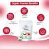Herbal Magic's Pure & Organic Apple Powder - Rich & Vibrant Smoothies, Shakes, Juices, Baking, Cuisines - irresistibly delicious - for an active lifestyle -100g (Pack of 1) view 3