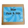 Blue Pick N Mix Sweets Gift Box Hamper Retro Sweet Present 300g - Gift Wrapped - Personalised Gift Tag Message (Just the sweets) view 4