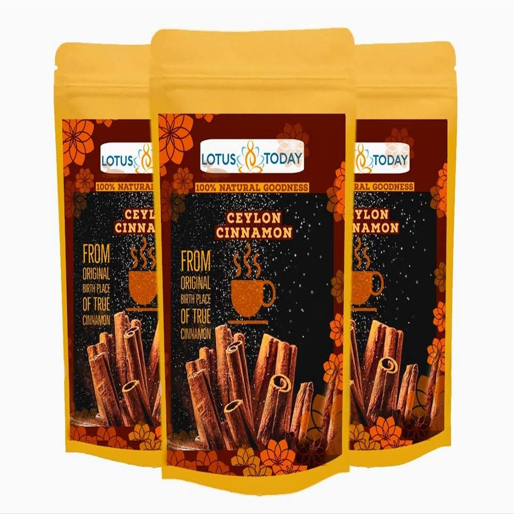 Cinnamon Tea (Pack of 3) Pure Ceylon Cinnamon Chai Delicious Tea with Full of Benefits - 60Tea bags