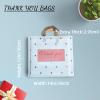 Thank You Bags Shopping Bags, 50 Pack Bulk Merchandise Bags Plastic Boutique Bags for Small Business Retail Bags for Customers Parties Favors Goody Bags(Medium,12"x14") view 3