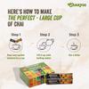 Chaayos Instant Tea Premix - Regular Sugar - Masala Flavour (15 Sachets) | Instant Tea | Tea Premix | Masala Tea | Masala Chai | Assam Tea | Flavored Tea | Tea Masala Mix view 3