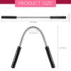 2 Pieces Facial Hair Remover Spring Eyebrow Face Epilator Threading Tool Remove Hair from Upper Lip, Chin, Cheeks and Neck for Women Men, Black view 2