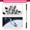 2 Pieces Facial Hair Remover Spring Eyebrow Face Epilator Threading Tool Remove Hair from Upper Lip, Chin, Cheeks and Neck for Women Men, Black view 3