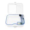 Denture Travel Box Case with Mirror and Brush-Sturdy, Compact and Leakproof,Ideal Container for Dental Appliances and Mouth Guards view 1