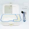 Denture Travel Box Case with Mirror and Brush-Sturdy, Compact and Leakproof,Ideal Container for Dental Appliances and Mouth Guards view 2