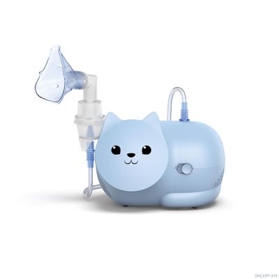 OMRON Nami Cat Children Compressor Nebuliser for Home Use - Electric Inhaler - Easy-to-use Nebulizer Machine for Children, Inhaler Machine for Kids - Effective Treatments for Respiratory Conditions