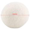 Alvinlite 6 Handmade Beautiful Wool Dryer Balls with Laundry Tips, Reusable Oversized Tumblers, For Dryers, Organic Fabric Softener, Reduces Creases and Drying Time,4cm view 2
