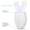 Adult U-Shaped Electric Sonic Toothbrush, Ultrasonic Silicone Brush Head (White) view 3