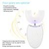 Adult U-Shaped Electric Sonic Toothbrush, Ultrasonic Silicone Brush Head (White) view 4