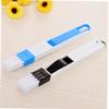 1pc 2 in 1 Door Window Gap Cleaning Brush Mini Keypad Slot Dust Cleaner Household Brush and Dustpan Set Random Color view 1
