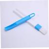 1pc 2 in 1 Door Window Gap Cleaning Brush Mini Keypad Slot Dust Cleaner Household Brush and Dustpan Set Random Color view 2