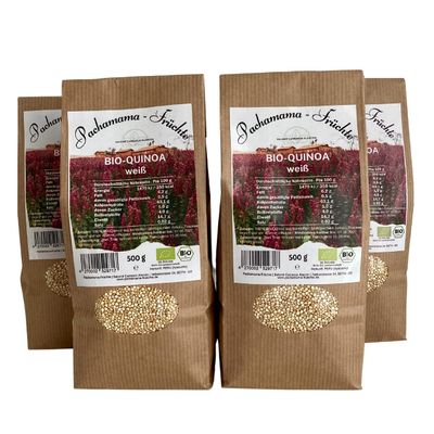 4 x 500 g Quinoa white organic