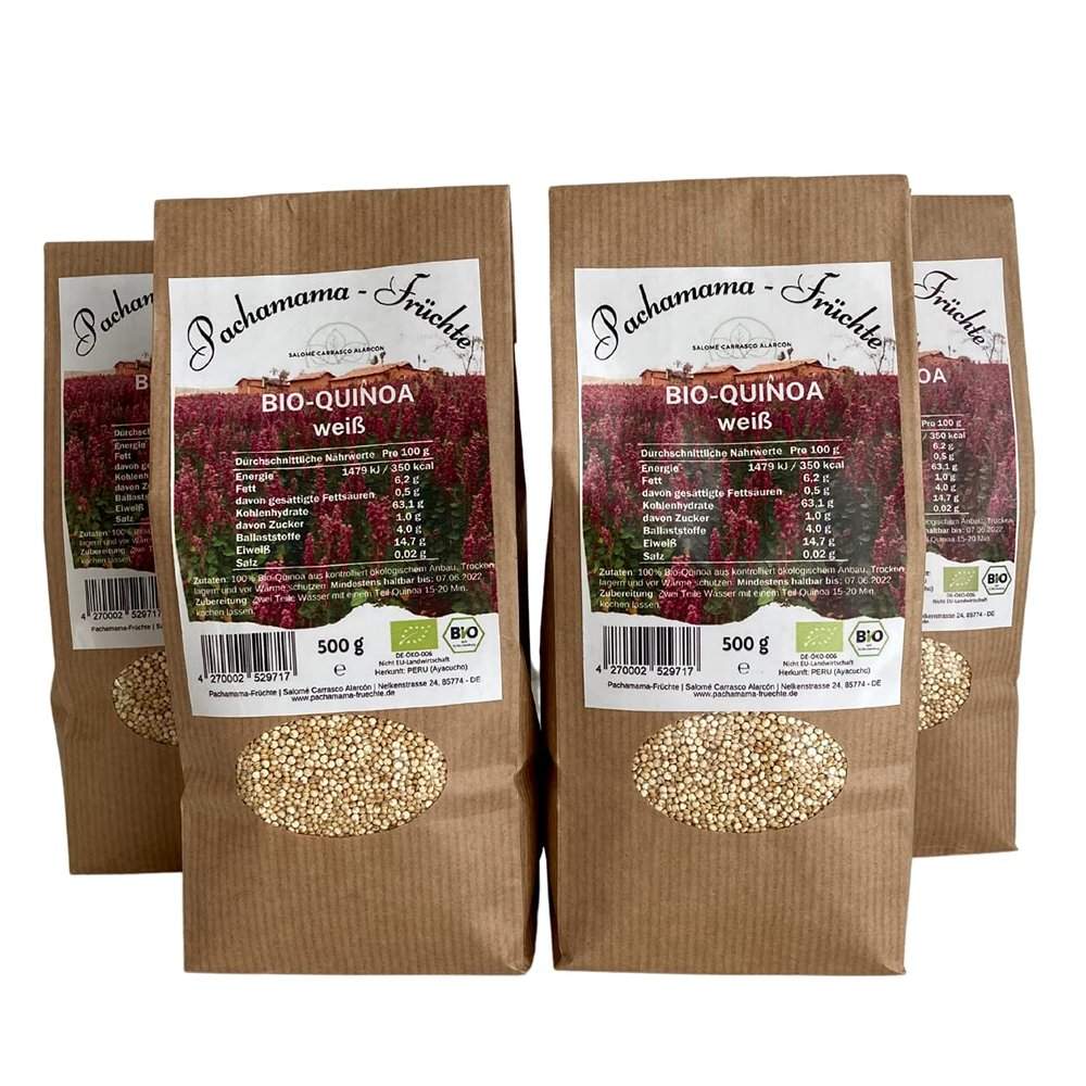 4 x 500 g Quinoa white organic