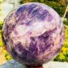 1pcs Natural Fantasy Amethyst Quartz Sphere Ornament Purple Crystal Ball Decoration-55mm view 2